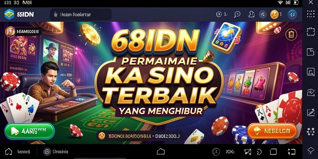 Screenshot utama 68IDN menampilkan gameplay Kasino yang menarik.