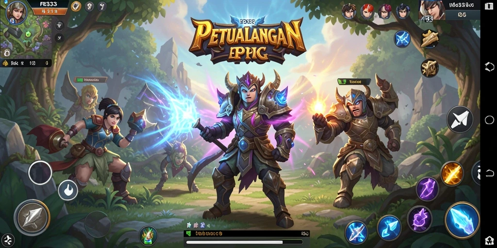 Tampilan menakjubkan dari gameplay epik RPG FB333.