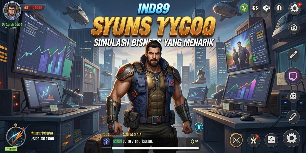 Tangkapan layar menunjukkan gameplay seru dari IND89 di dalam kategori Tycoon.