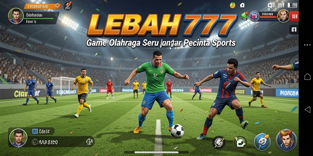 Tampilan gameplay seru di LEBAH777 yang menampilkan aksi olahraga menegangkan.