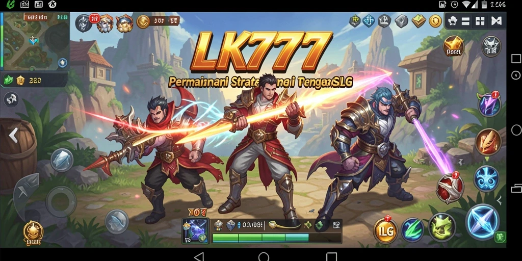 Screenshot menunjukkan pengalaman gameplay SLG yang mendalam dan menarik.