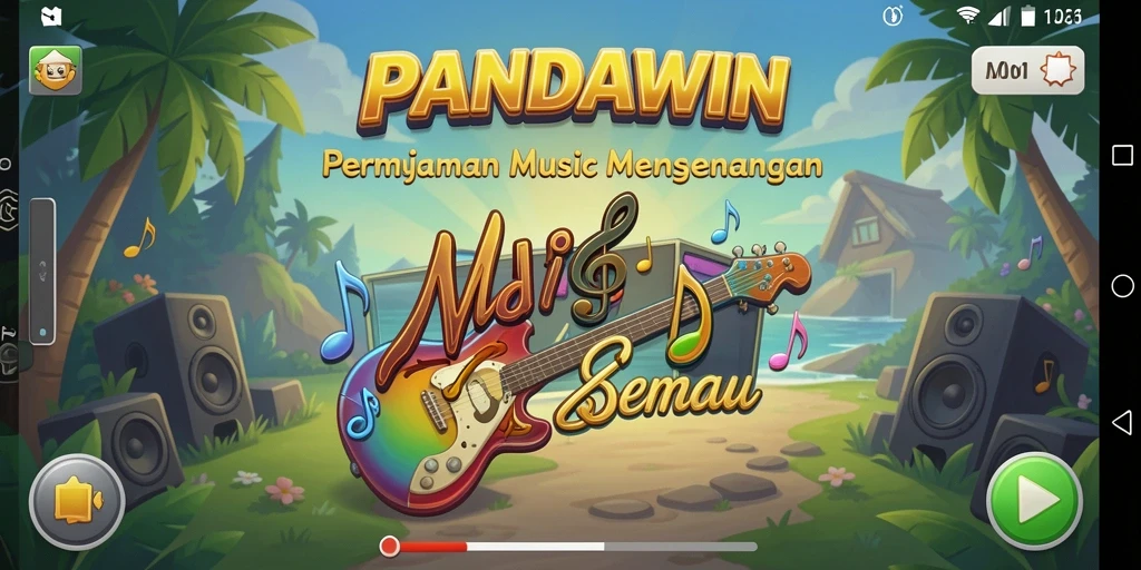 Tangkapan layar gameplay PANDAWIN yang menyenangkan dan interaktif.