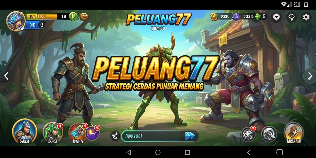 Tampilan gameplay strategis yang menantang di PELUANG77.