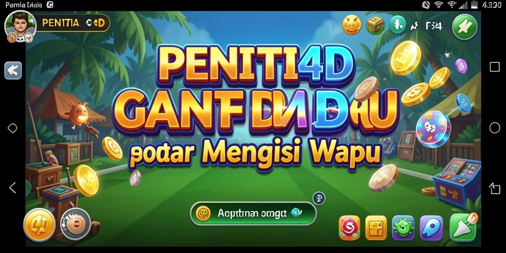 Tampilan gameplay seru dan penuh warna dari PENITI4D.
