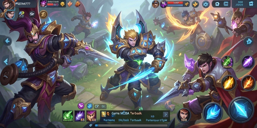 Gameplay seru dan intens dari PGSTAR777 dalam pertarungan MOBA.