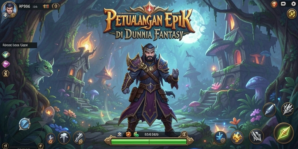 Tampilan gameplay RPG yang menakjubkan dan penuh aksi.