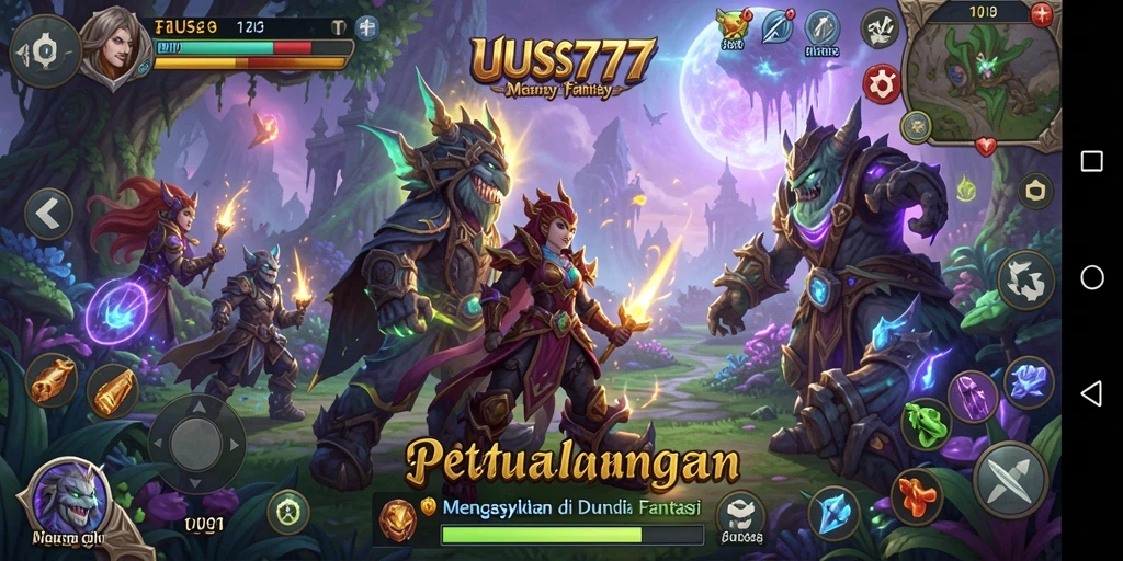 Tampilan gameplay <strong>UUS777</strong> yang menarik dan mendebarkan dalam petualangan.